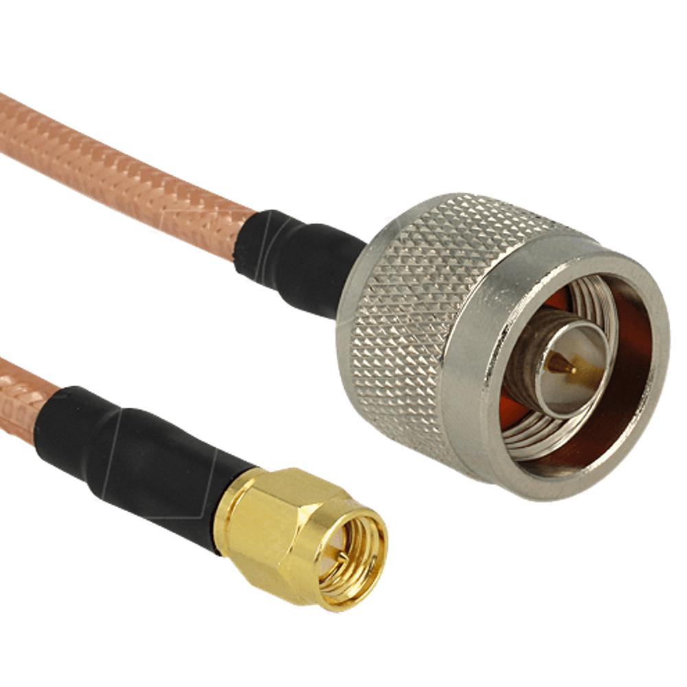 N zu SMA Antennenkabel - 50 Ohm - RG-142 Low Loss