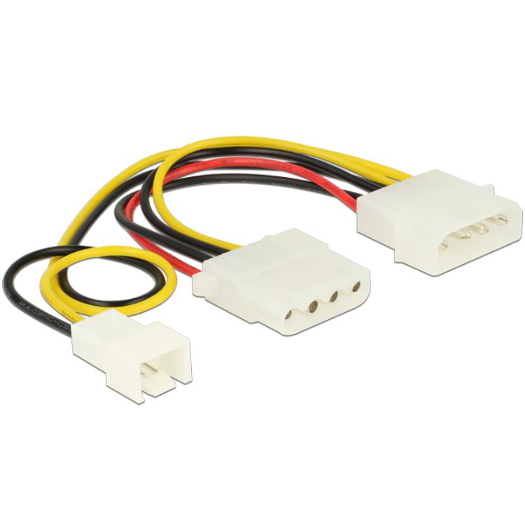 Stromkabel Molex zu Lüfter - Goobay