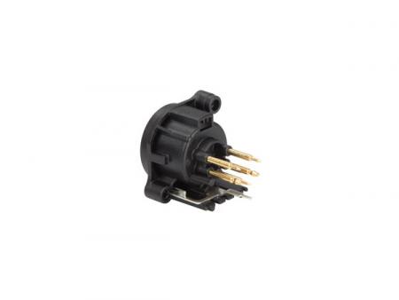 NEUTRIK XLR Einbaubuchse, 5 PIN Stecker, horizontale Leiterplattenbuchse - Neutrik