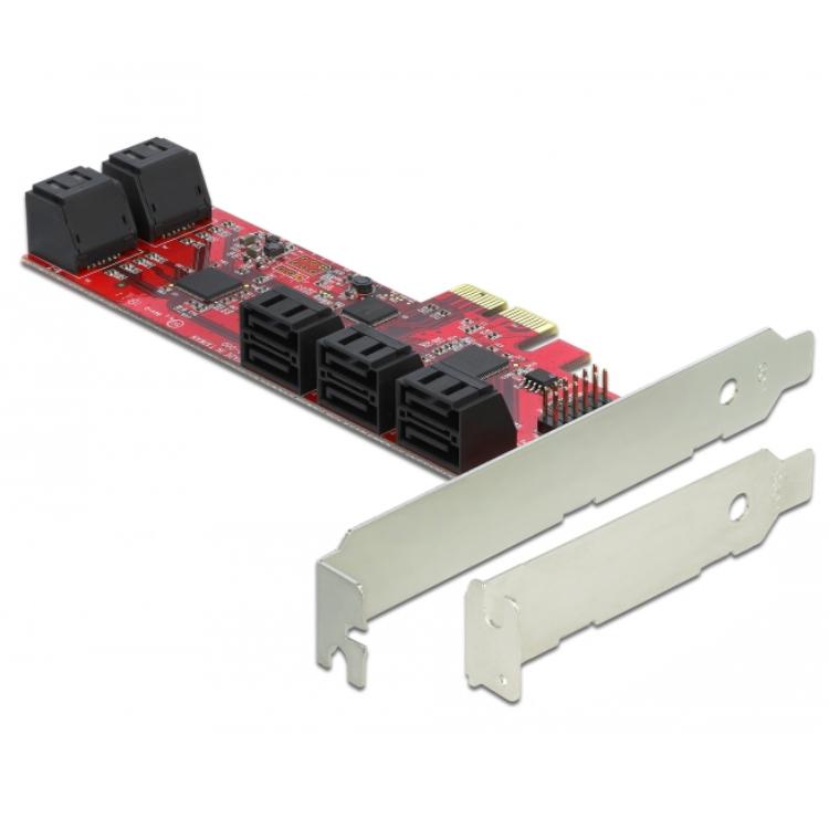 DeLOCK PCI Express Karte > 10 x Intern SATA 6 Gb/s? Low Profile Form Fakto - Delock