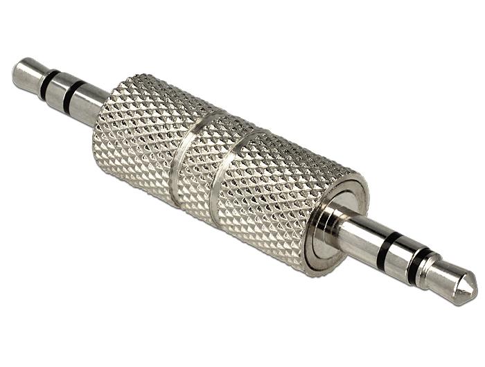 Delock Adapter Audio Klinken 3,5 mm Stecker > 3,5 mm 3 Pin Stecker