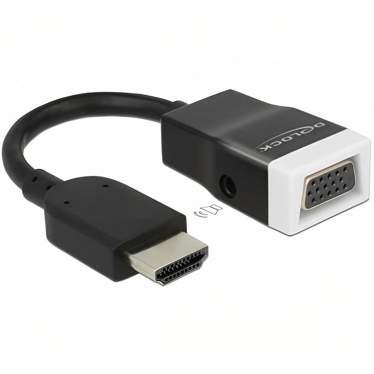 HDMI zu VGA / 3,5mm Klinken Konverter - Delock