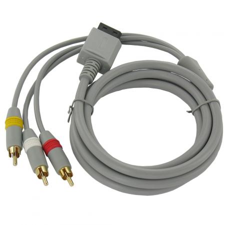 Nintendo Wii - AV kabel met 3 Tulp stekkers