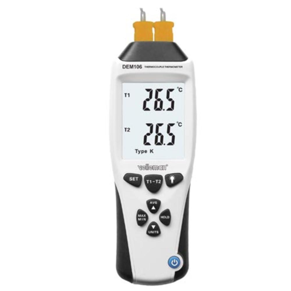 Thermometer mit Thermoelement - Velleman