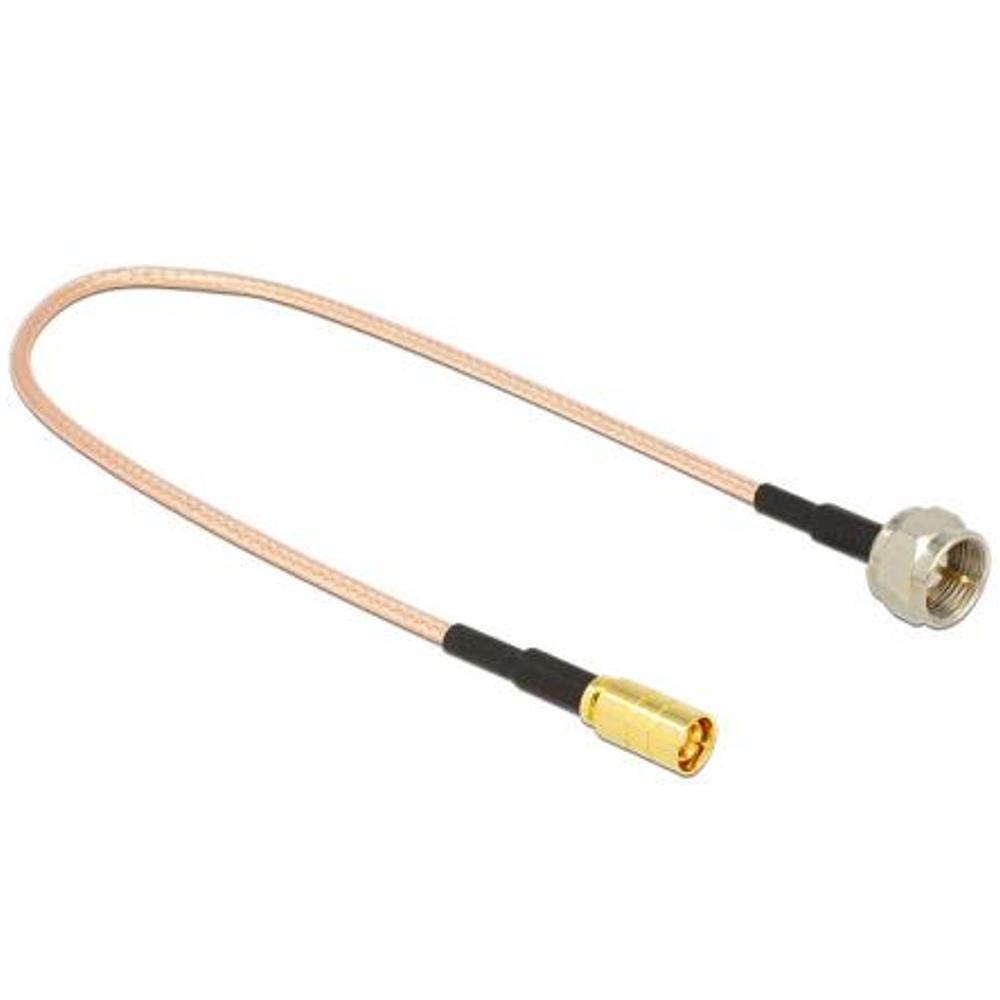 F-Stecker Male - SMB-Female - RG316