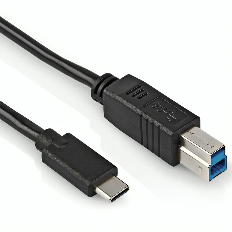 USB C auf USB B Kabel - Allteq