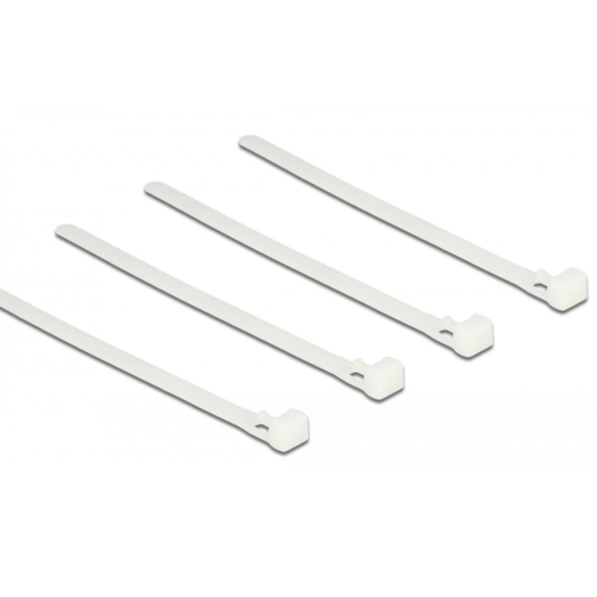 Bindeband 100 Stück 7,2 x 150 mm Wiederverschließbar - Delock