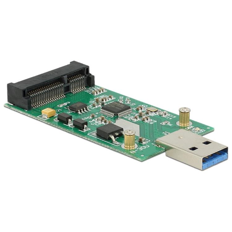 Konverter USB 3.0 A Stecker > mSATA Delock