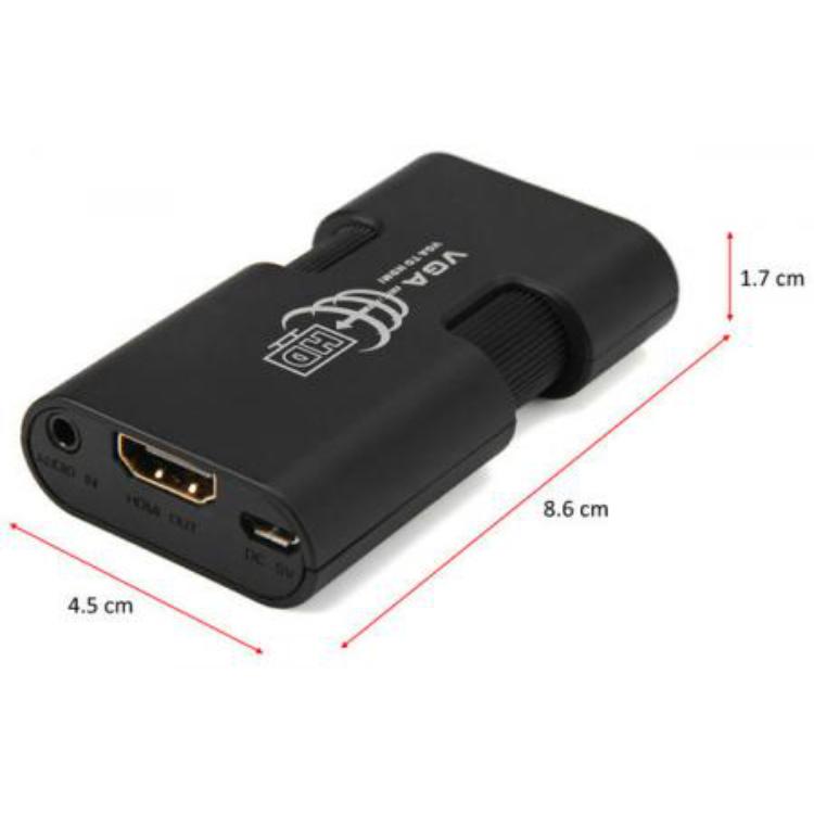 VGA-HDMI-Konverter - 1080P