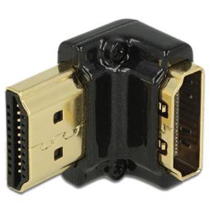 HDMI A Adapter 90 nach unten abgewinkelt
