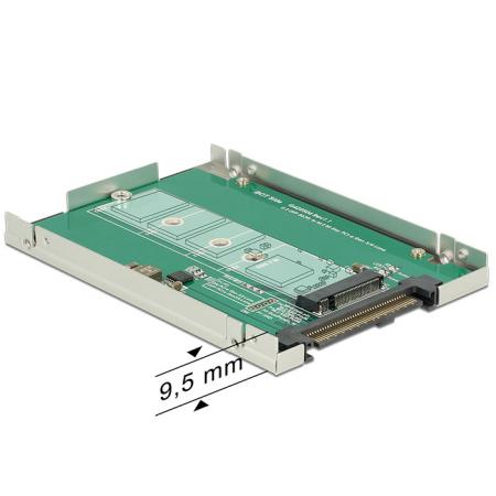 U.2 SFF 8639 zu M.2 SSD Gehäuse - Delock