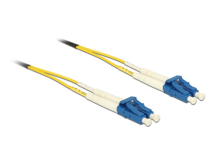 Delock Kabel Lichtwellenleiter LC > LC Singlemode OS2 1 m - Delock