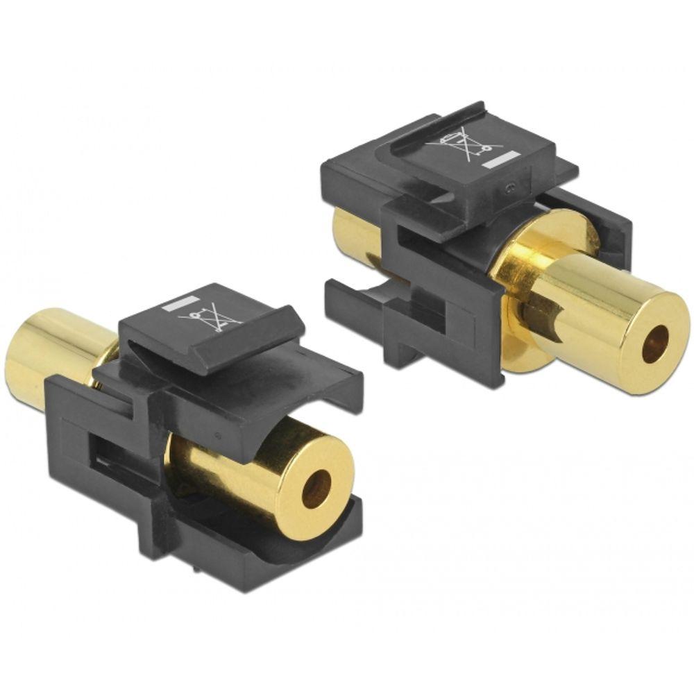 Delock Keystone Modul Klinkenbuchse 3,5 mm 4 Pin > Klinkenbuchse 3,5 mm 4 P - Delock