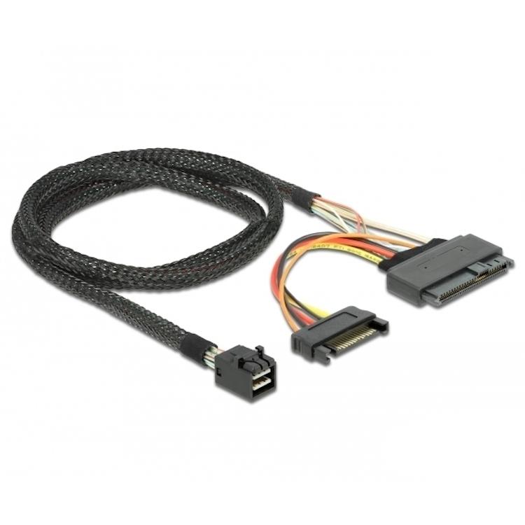 SATA 15 polig 0,7 Meter - Delock