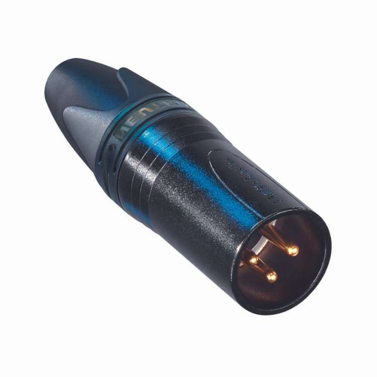 XLR Kabelstecker 3 Kabelstecker/gerade XX soldeer connecties Zwart - Neutrik