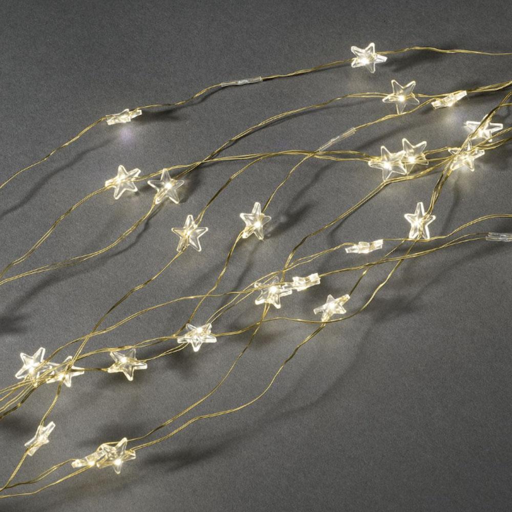 Drahtbeleuchtung - LED-Weihnachtsbeleuchtung innen - 480 Lichter - 2 Meter - warmweiß