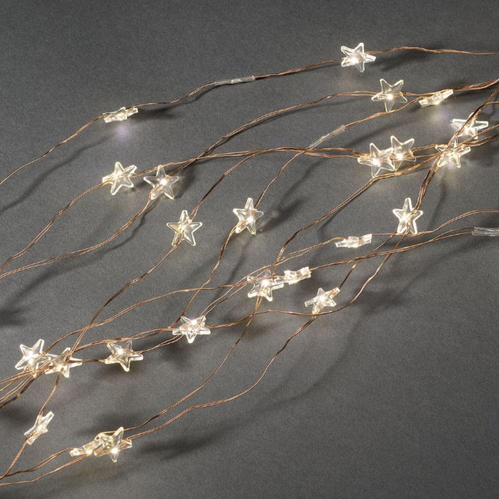 Drahtbeleuchtung - LED-Weihnachtsbeleuchtung innen - 480 Lichter - 2 Meter - warmweiß