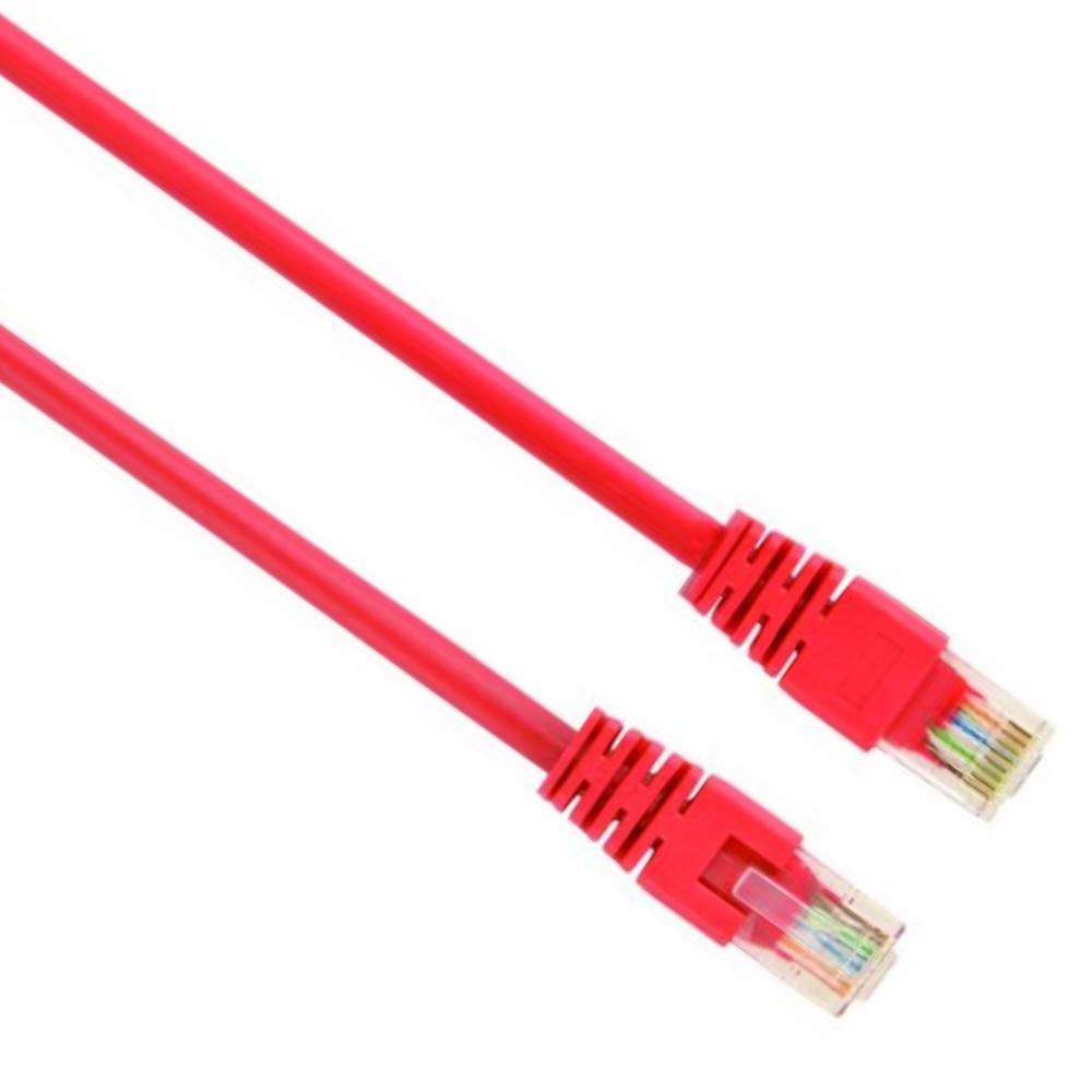 UTP Cat5E Patchkabel, 0,25 m, rood