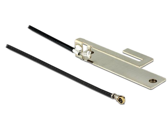 Delock WLAN Antenne MHF IV/ HSC MXHP32 802.11 b/g/n PIFA 3 dBi 250 mm inter - Delock