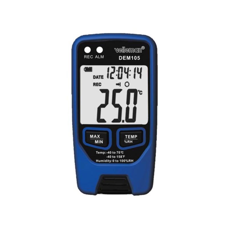Temperatur-Feuchte Datenlogger - Velleman