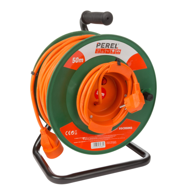 Kabeltrommel - 50 Meter - Perel