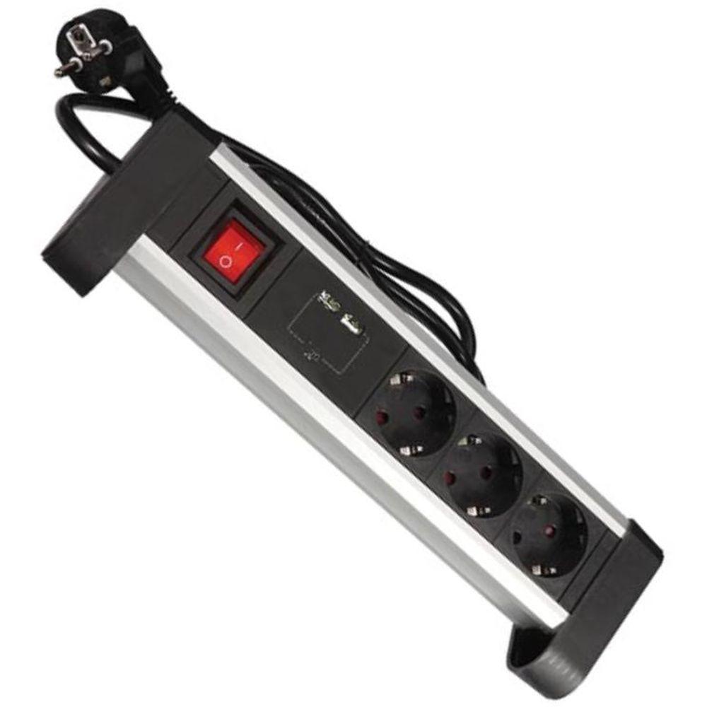 Steckdosenleiste - 3fach - USB