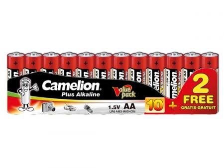 ALKALINE AA / LR6 1,5 V PROMOPACK (10+2 M.) 2800 mAh - Camelion