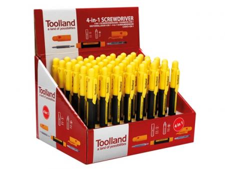 FERNBEDIENUNGSANZEIGE MIT 48 x 4IN 1 SCHRAUBENDURCHSCHEIBE - Toolland