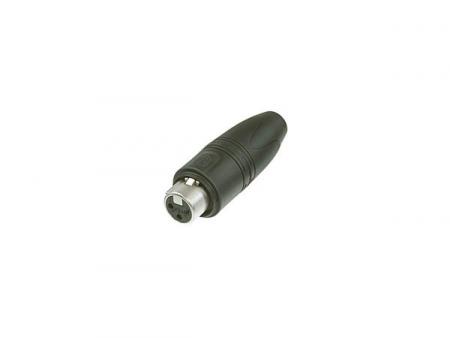 NEUTRIK XLR KABELSTECKER, 3 POLIGE BUCHSE, VERGOLDET, NICKEL - Neutrik