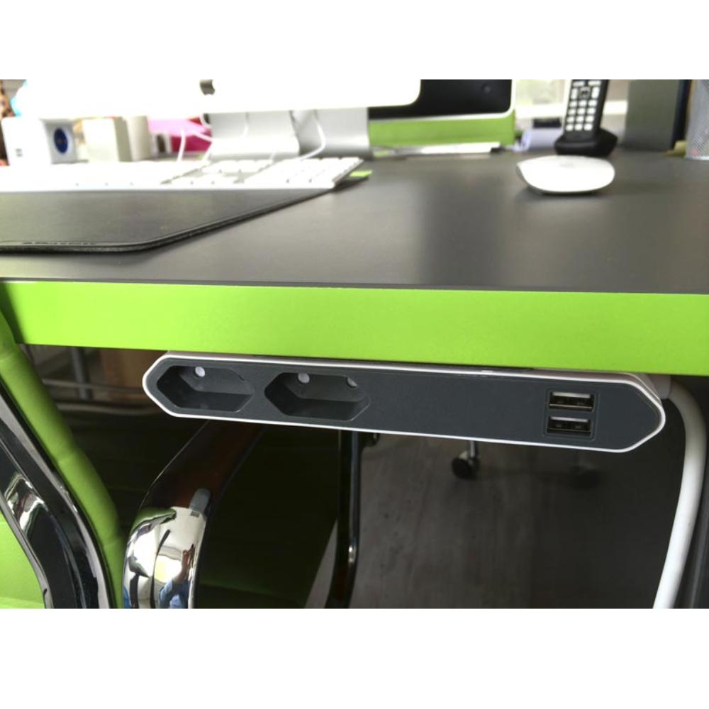 Steckdosenleiste 2-fach - USB - Powercube
