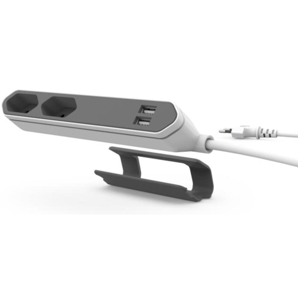 Steckdosenleiste 2-fach - USB - Powercube