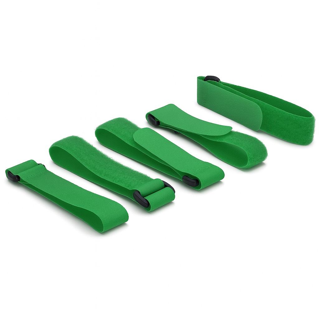 Klettverschluss-Satz - 20x300mm - 5 Stück - Delock