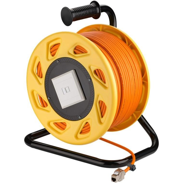 Cat 6a S/FTP Netzwerkkabel auf Trommel 50 Meter