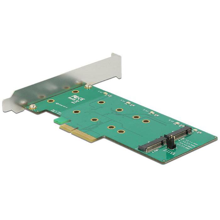 PCI Express-Karte > 2 x interner M.2 Key B mit RAID - Low Profile-Formfaktor - Delock