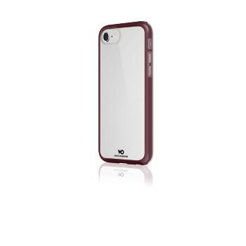 Abdeckung Essential Clear iPhone 6/6S/7 burgundy - White Diamonds