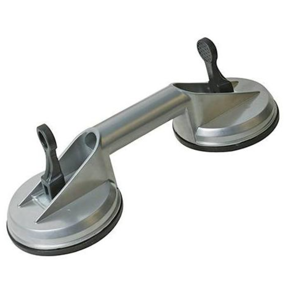 Doppelglasträger, hochwertiges Aluminium - Silverline