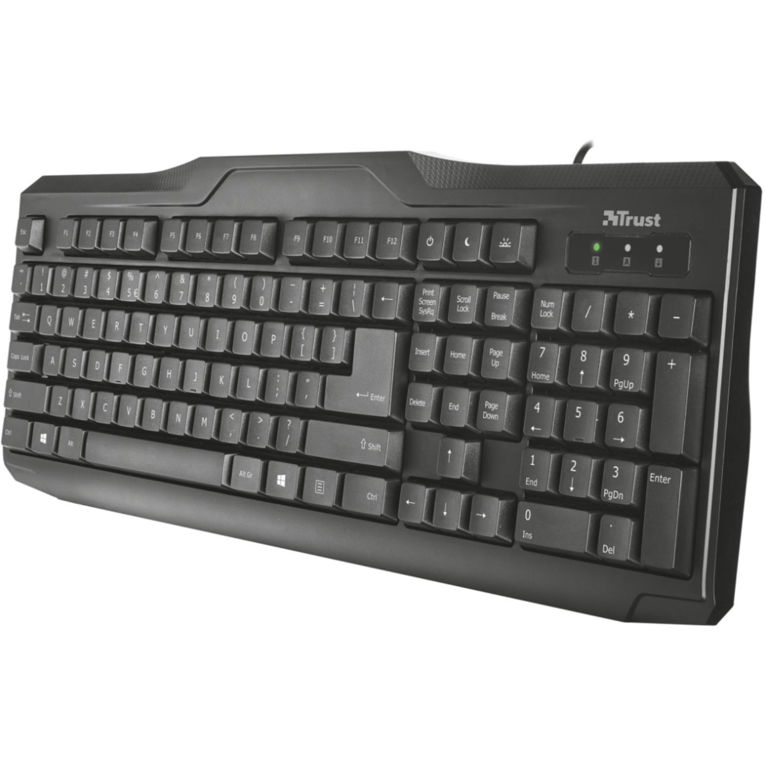 Kabelgebundene Tastatur mit Maus - Trust - Trust