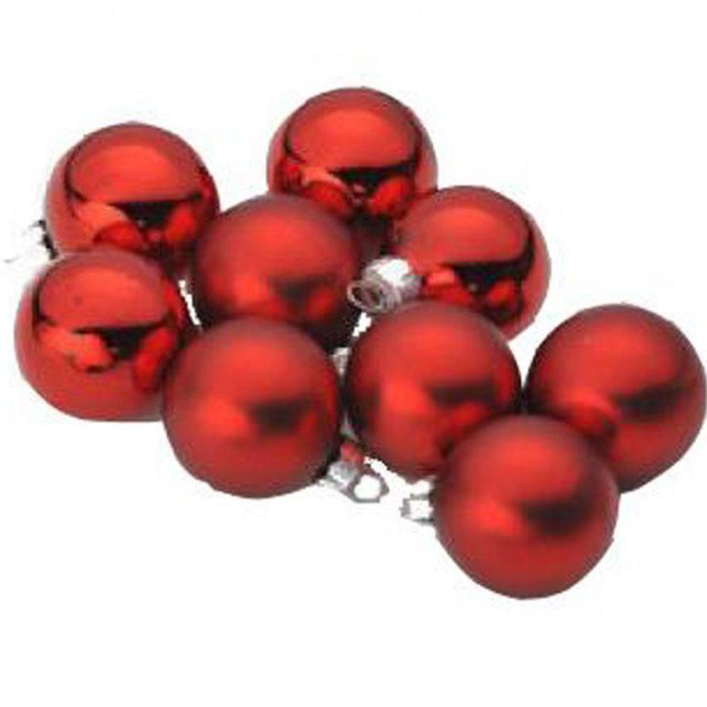 Kerstballen - Rood