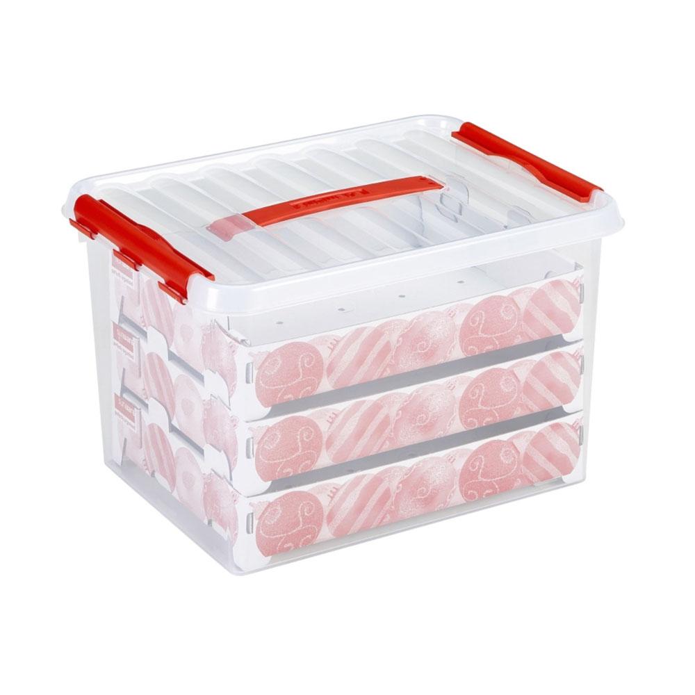 Aufbewahrungsbox für Weihnachtskugeln - Q-LINE