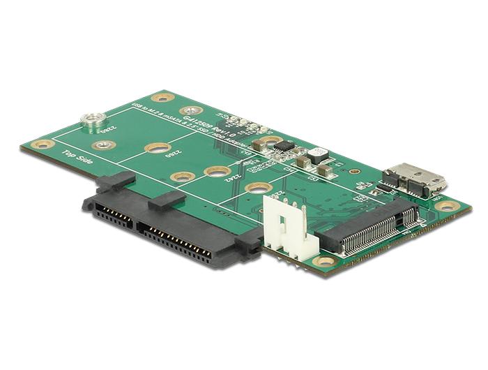 USB Micro zu SATA / M.2 NGFF / mSATA - Delock