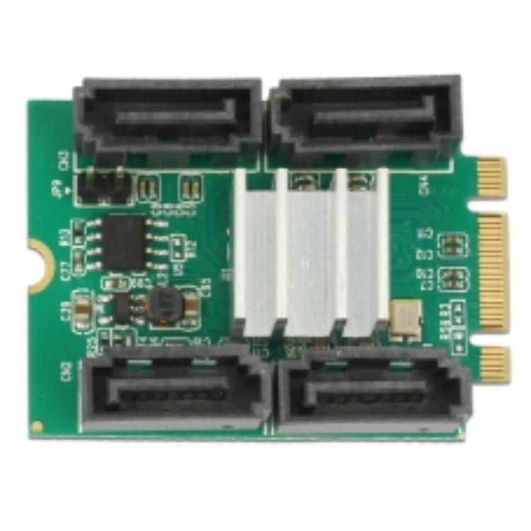 M.2 NGFF auf 4x SATA Adapter - Delock