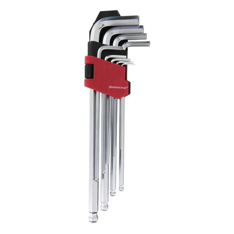 Inbussleutel Hex set - Silverline