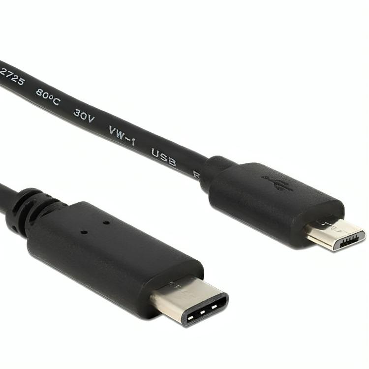 Micro USB auf USB C Kabel - Delock