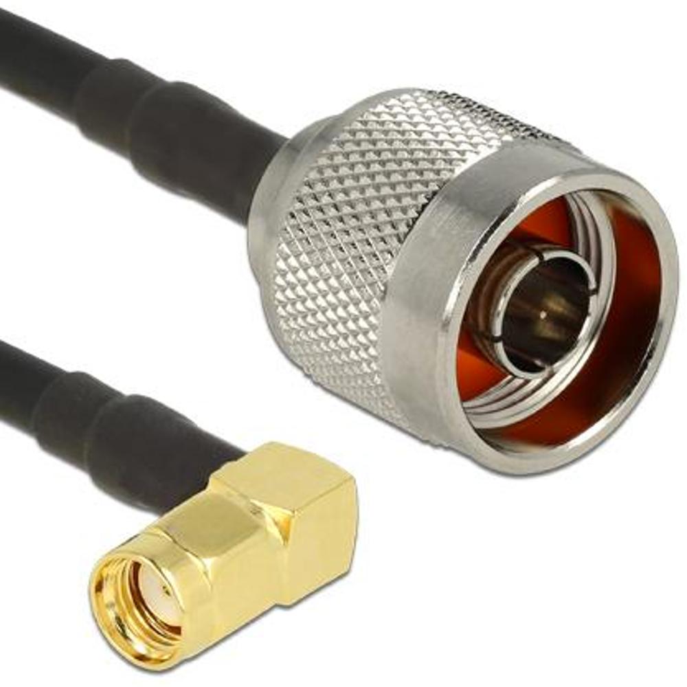 N zu RP-SMA 90 Antennenkabel - 50 Ohm - Delock