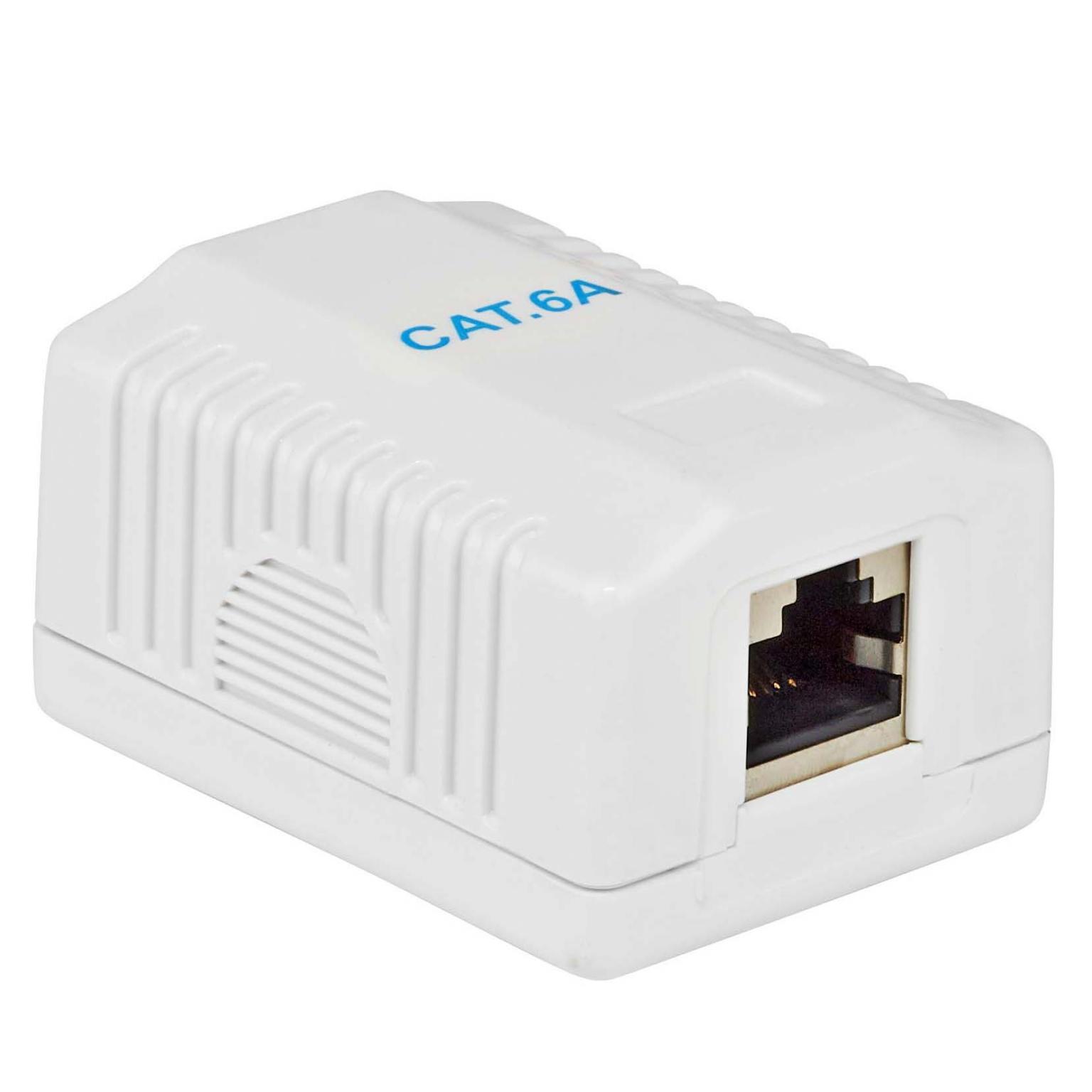 Cat 6a/ 7 Wandsteckdose Aufputz - Allteq