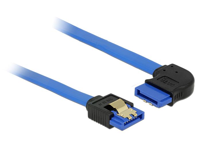 Delock Kabel SATA 6 Gb/s Buchse gerade > SATA Buchse gewinkelt 30 cm - Delock