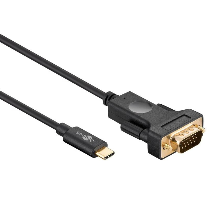 USB C naar VGA - USB 3.2 Gen 1 - Goobay