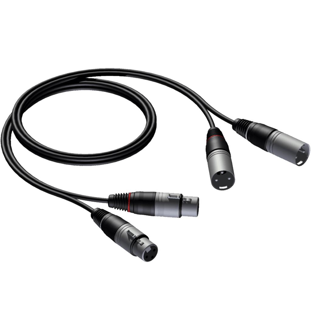 XLR kabel - Ongebalanceerd - Procab