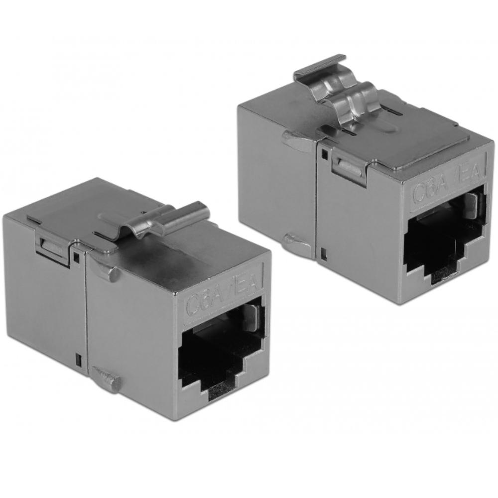 Keystone RJ45 Cat 6A Koppler - Delock