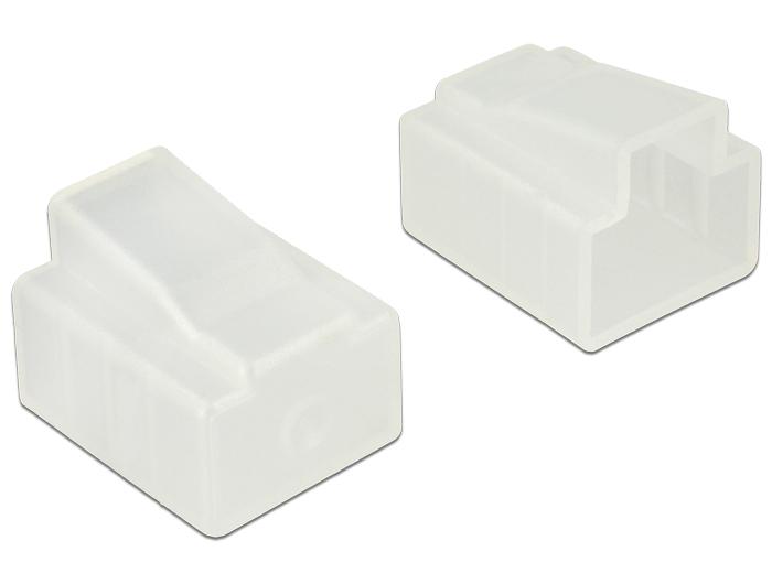 Delock Staubschutz für RJ45 Stecker 10 Stück transparent